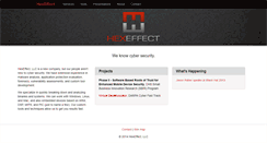 Desktop Screenshot of hexeffect.com